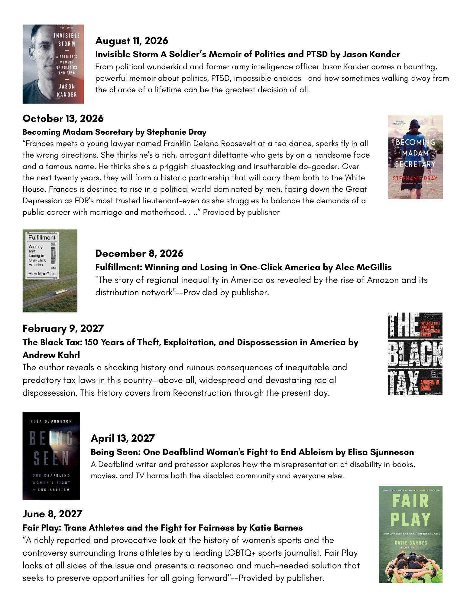 Legally Reading Book Club Flyer page 2