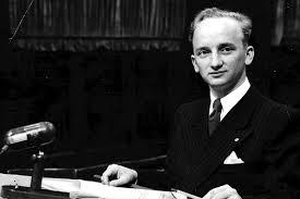 Ben Ferencz at the Nuremberg tribunals