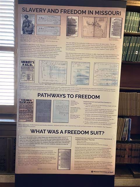 Freedom Suits Exhibit Panel