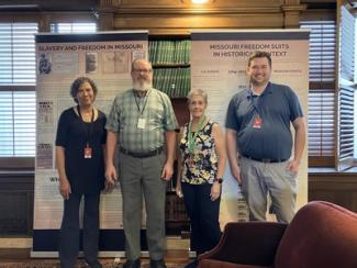 Archivists for Freedom Suits exhibit