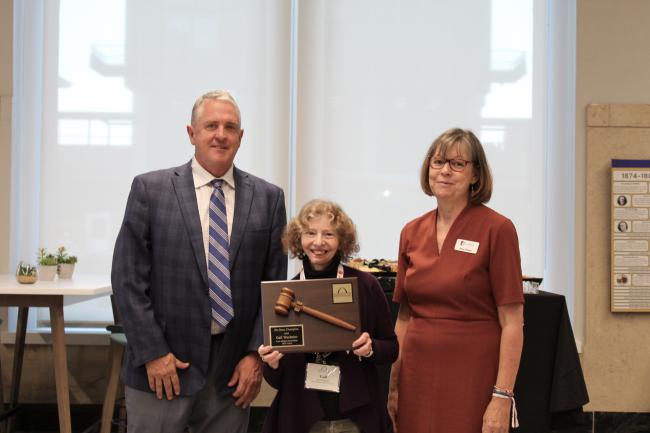 BAMSL award recognition: Jim Guest, Gail Wechsler, Amy Diemer